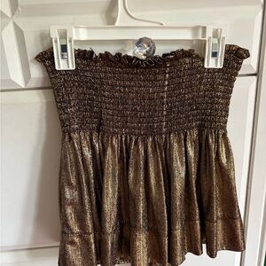 Queen of Sparkles Gold skort